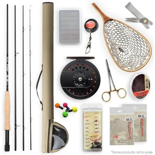 Opener 5/6 WT Rod And Reel Fly Fishing Kit Complete