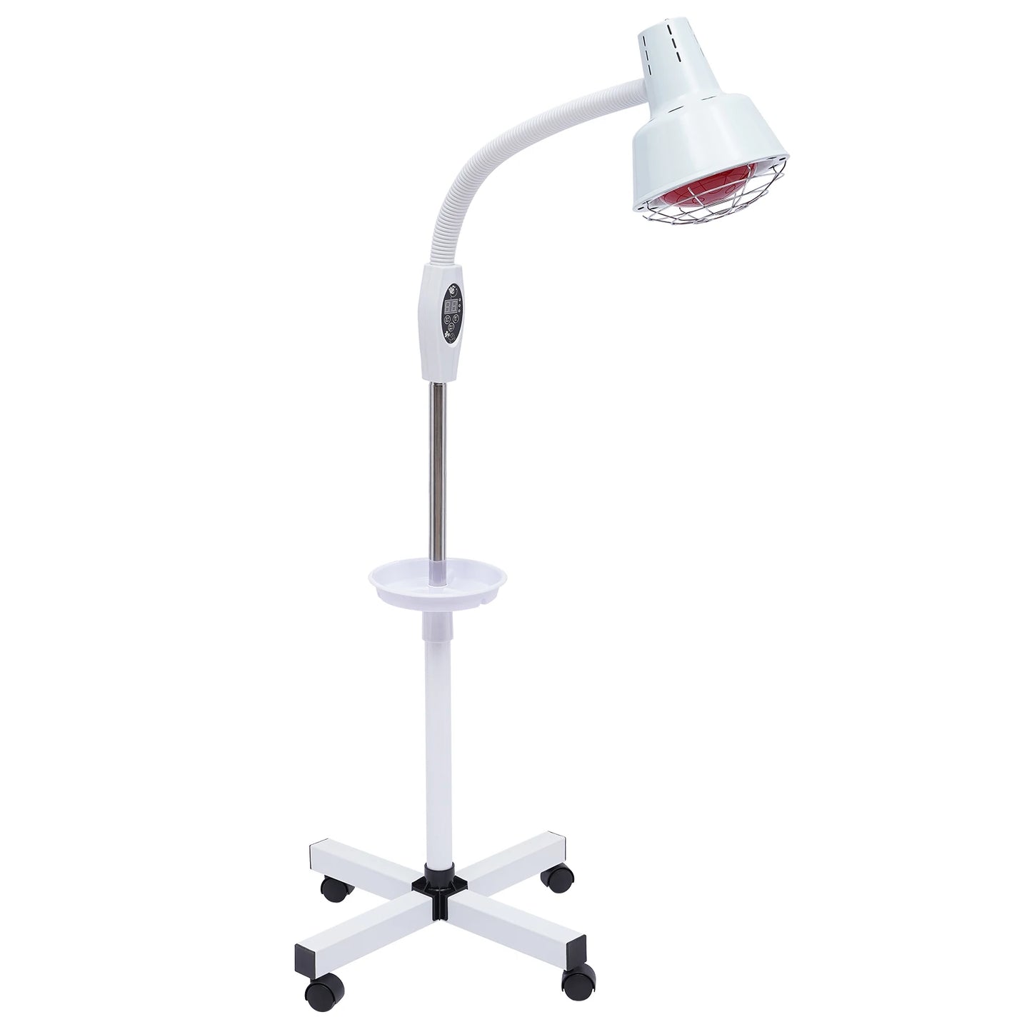 Bymaocar 275W Infrared Heat Lamp With Flexible Arm 110V