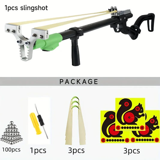 Foldable Long Pole Slingshot For Adults With Telescopic Rod