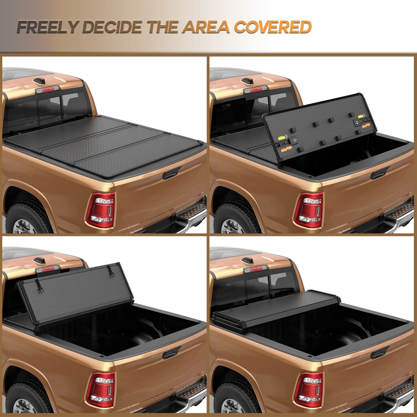 3 Fold Truck Bed Tonneau Cover For Colorado Canyon