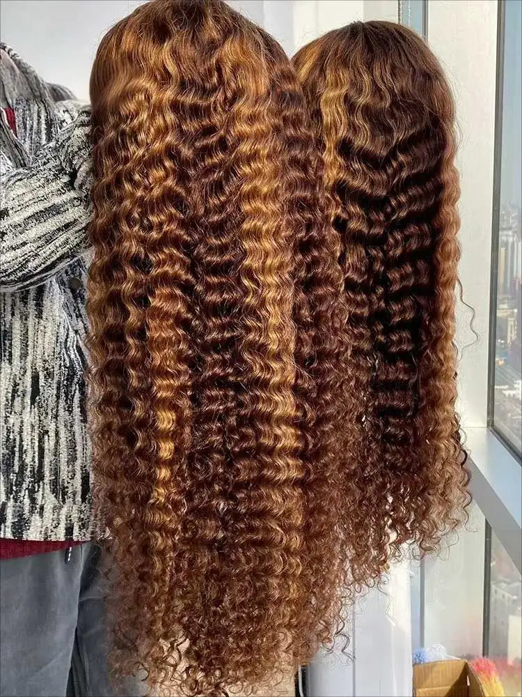 CYPHA HD Lace Front Curly Glueless Brazilian Remy Wig
