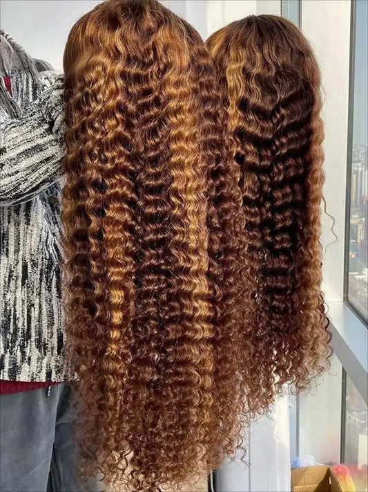 CYPHA HD Lace Front Curly Glueless Brazilian Remy Wig