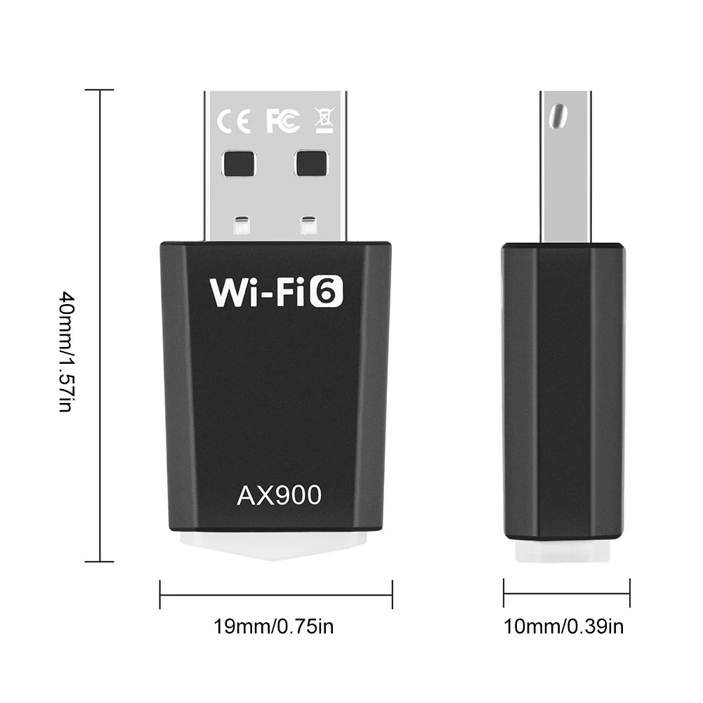 Shunmaii AX900 Wireless USB WiFi Dongle Dual Band 900Mbps