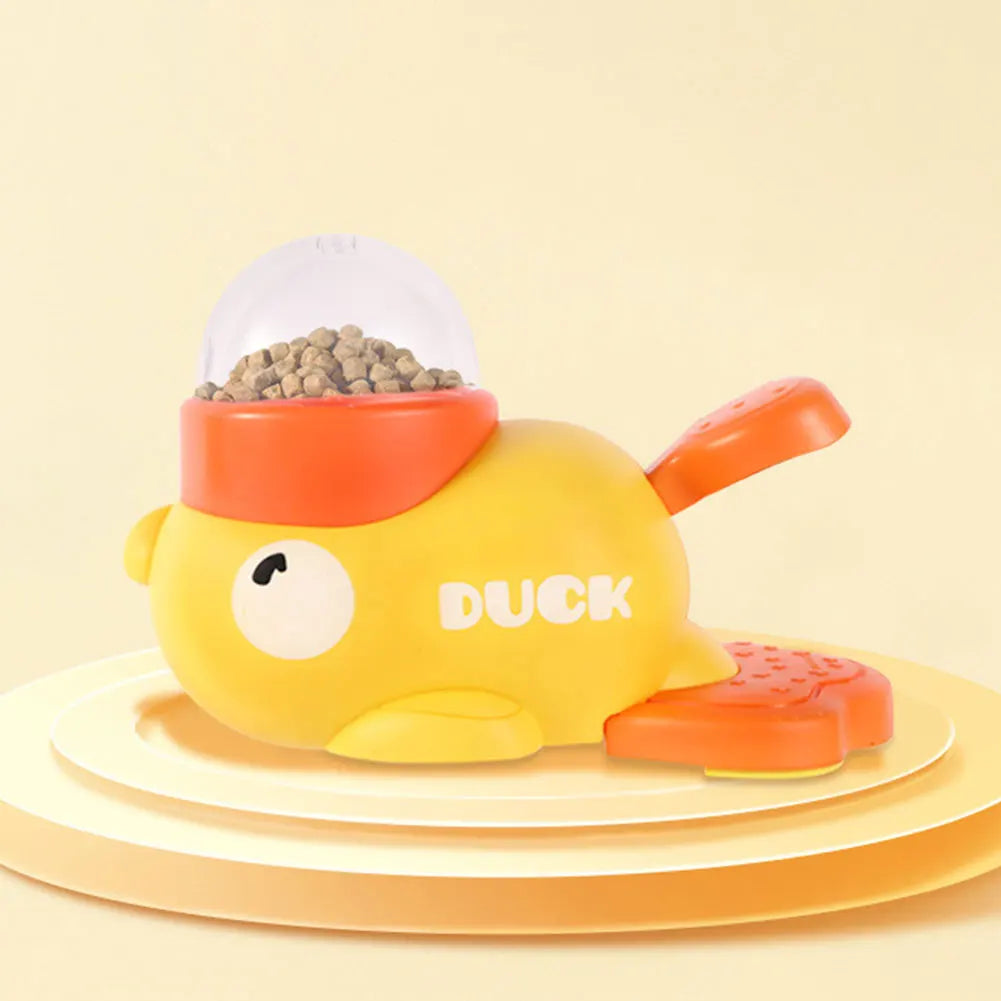MOJOYCEDog Duck Shaped Interactive Slow Feeder Puzzle for Dogs