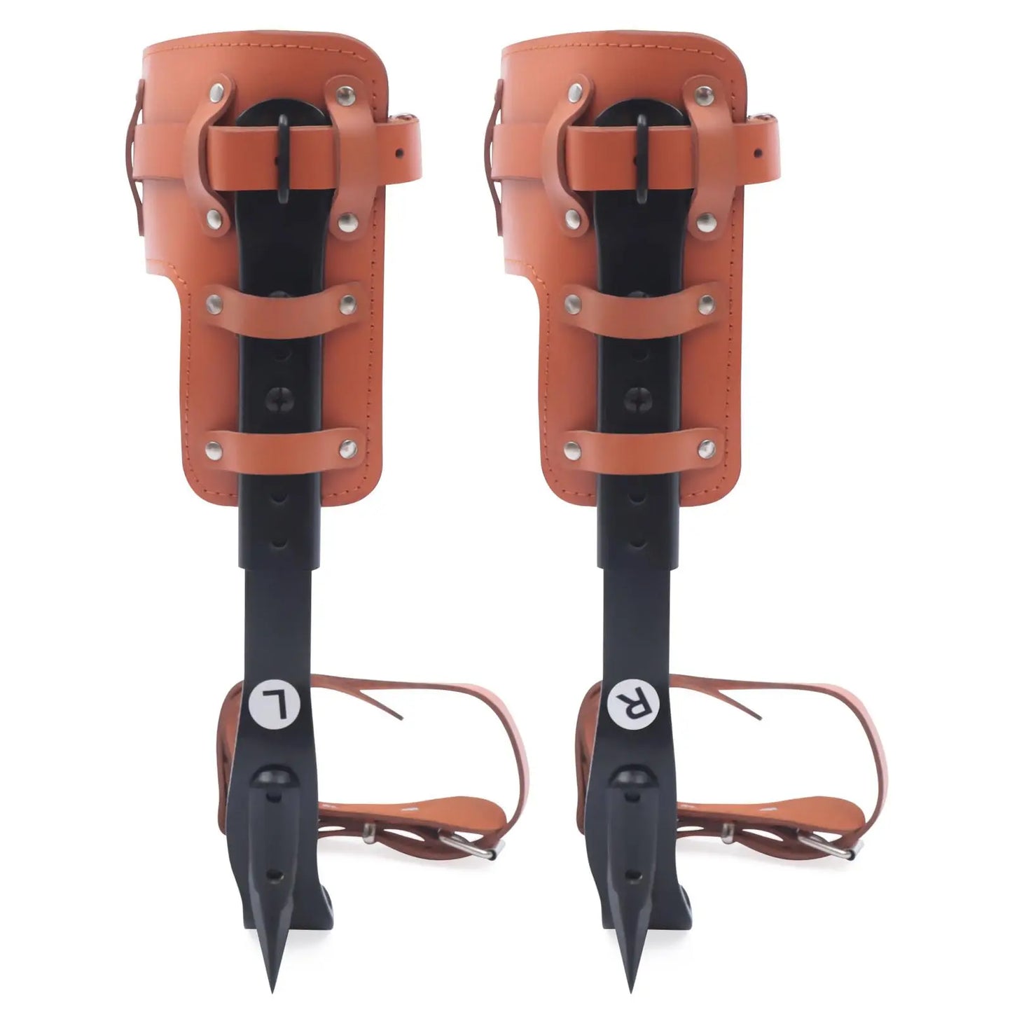 Tree Climbing Spike Set With Adjustable Steel Gaffs