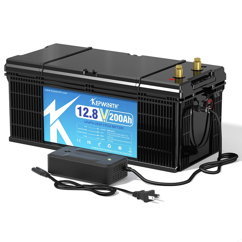 KEPWORTH 12V LiFePO4 Battery 100To300Ah For RV Marine Trolling Motor