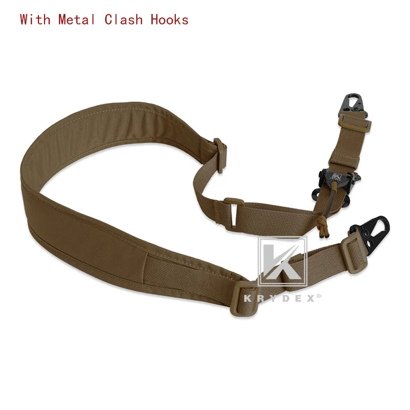 KRYDEX Tactical Modular Slingster Gun Strap 2 Point Removable Padded