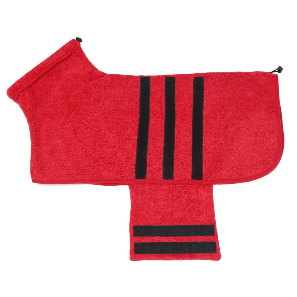 Pet Bathrobe Towel Microfiber Absorbent Fast Dry For Dogs Cats