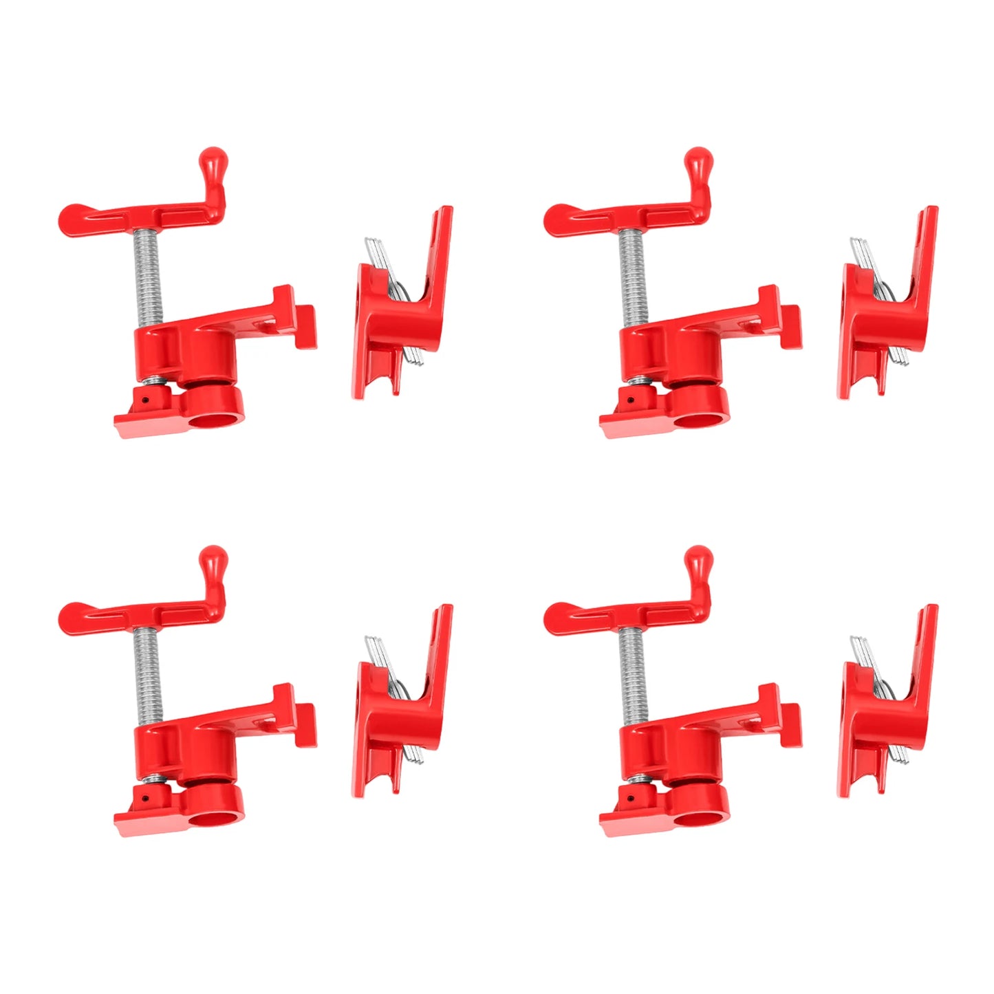 NONEDIY 4 Pack Wood Gluing Pipe Clamps Heavy Duty Pro
