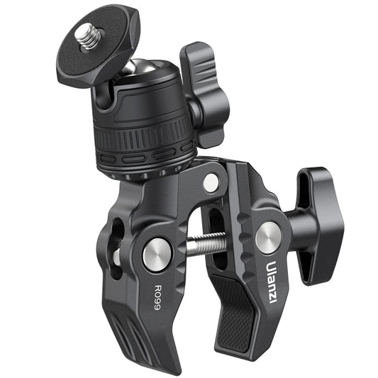VIJI R099 Super Clamp With 360 Degree Mini Ball Head For GoPro