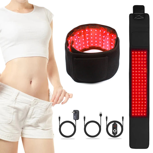 Light Therapy Belt 660nm 850nm Near Infrared For Muscle Relaxation Inflammation