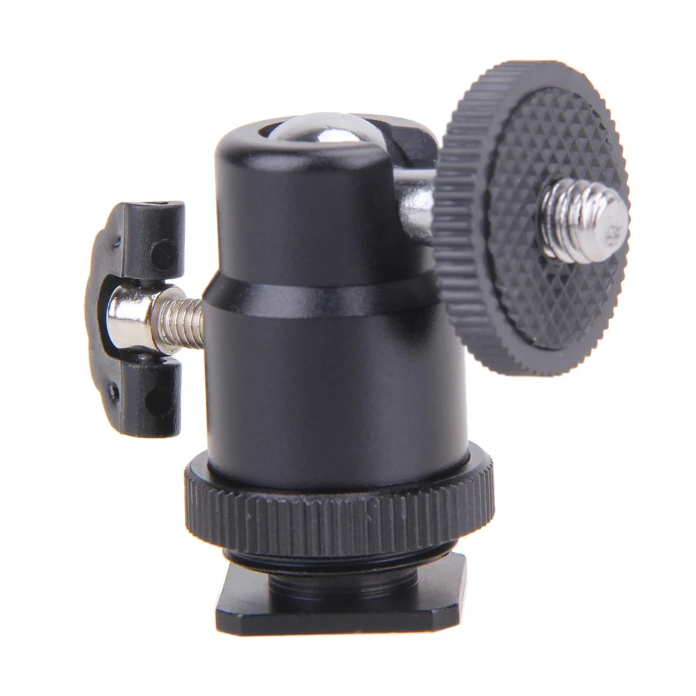 Shunmaii Aluminum LED Flash Bracket for Camera Tripod Mount