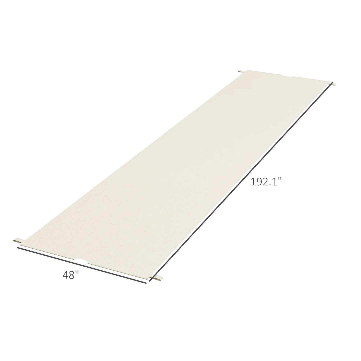Outsunny Pergola Shade Cover Set for Canopy Protection