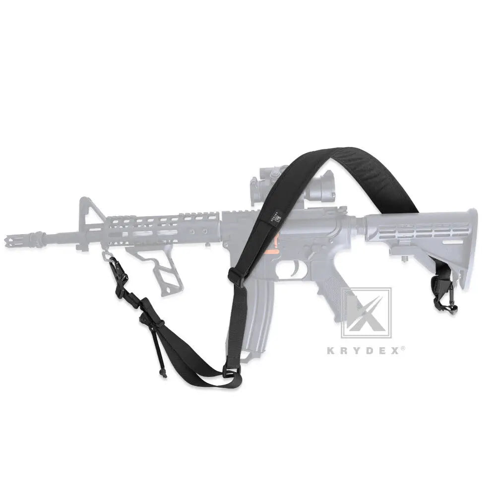 KRYDEX Tactical Modular Slingster Gun Strap 2 Point Removable Padded