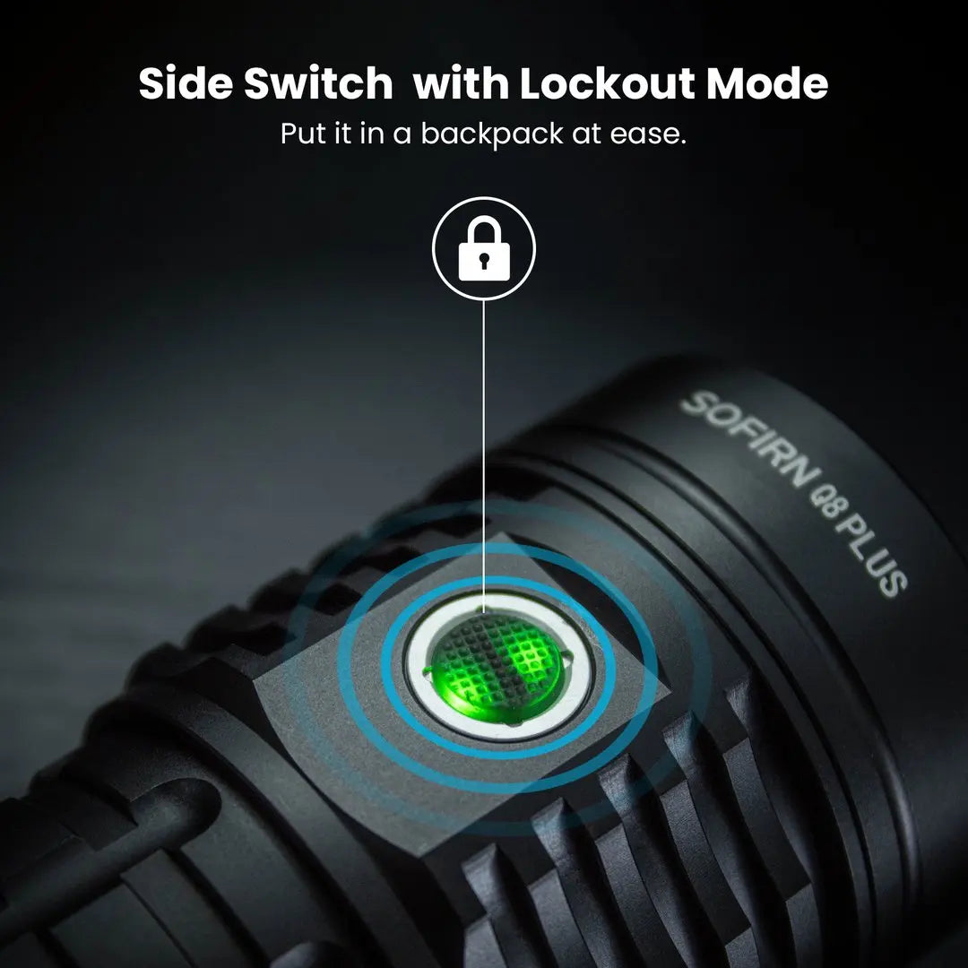 Sofirn Q8 Plus Flashlight 16000lm USB C Rechargeable Anduril 2.0