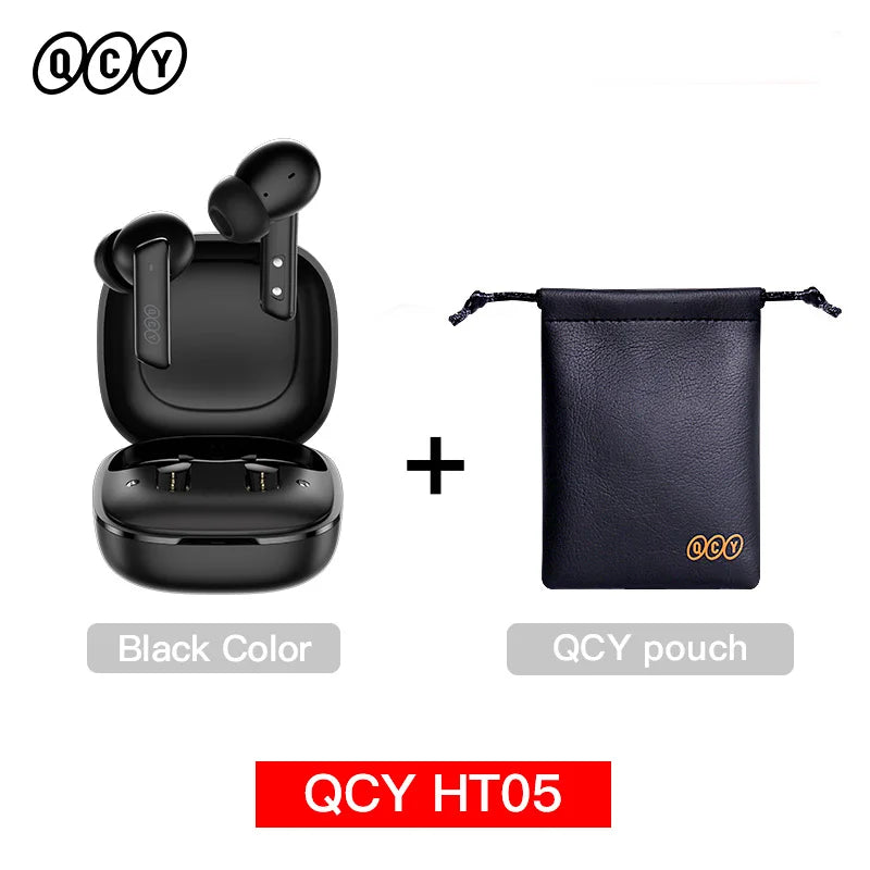 QCY HT05 ANC Wireless Earbuds 40dB Noise Cancellation Bluetooth 5.2
