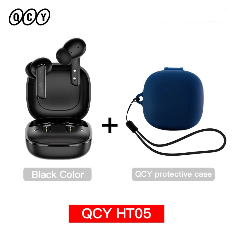 QCY HT05 ANC Wireless Earbuds 40dB Noise Cancellation Bluetooth 5.2