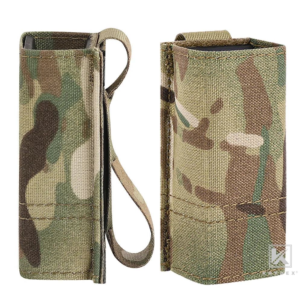 KRYDEX Tactical 9mm Pistol Magazine Pouch With MOLLE Kydex Insert