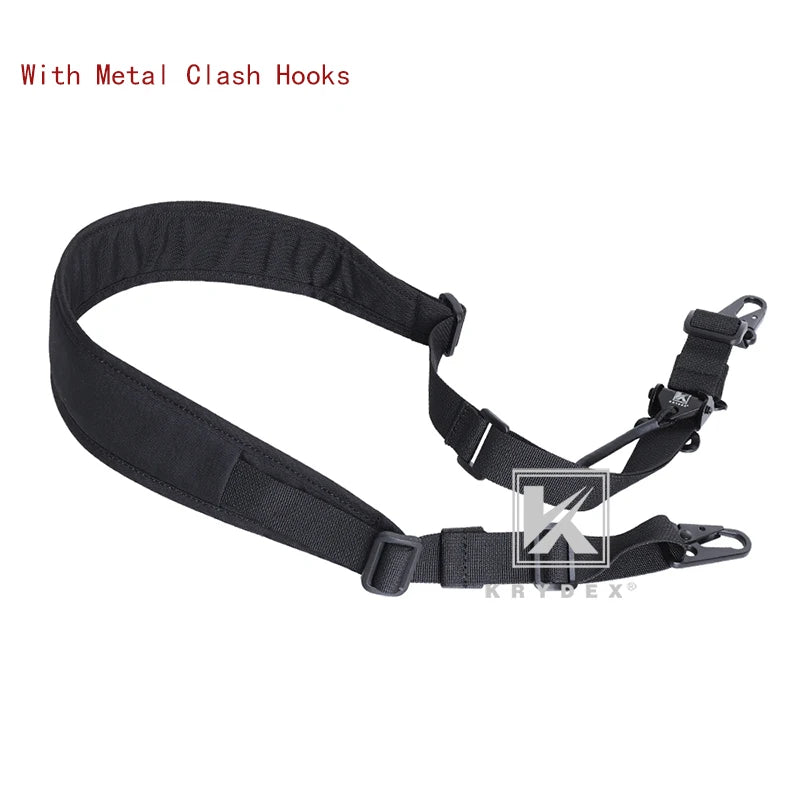 KRYDEX Tactical Modular Slingster Gun Strap 2 Point Removable Padded