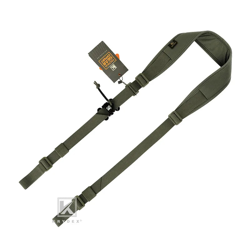 KRYDEX Tactical Modular Slingster Gun Strap 2 Point Removable Padded