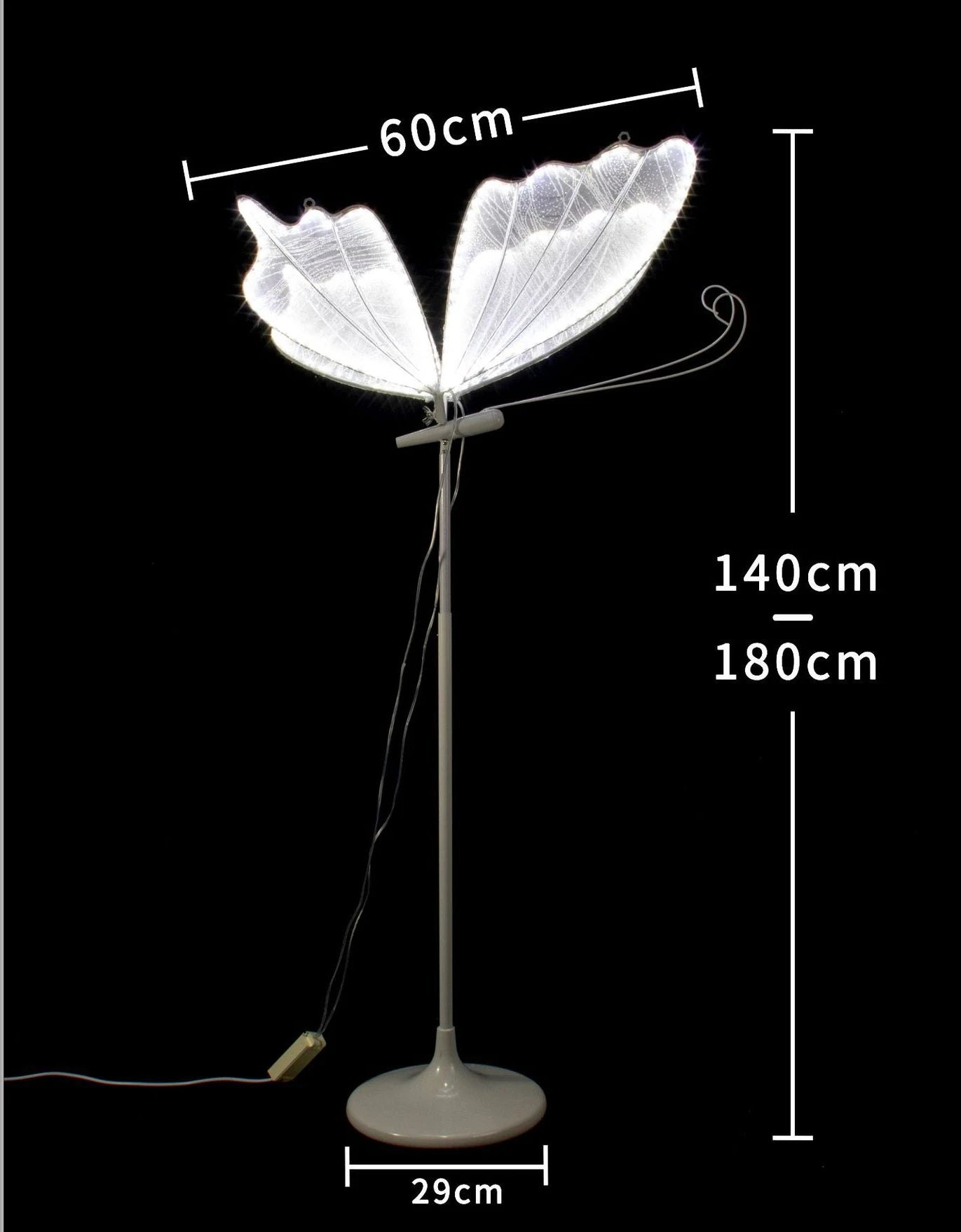 Romantic Butterfly LED Lace Ceiling Light For Wedding Decor