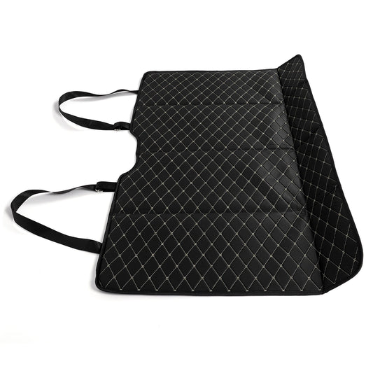 VODOO Foldable PU Leather Back Seat Extender Holds 661 Lbs