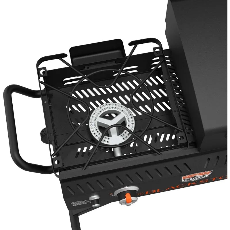 Go Combo Portable Flat Top Griddle Station With Wheels