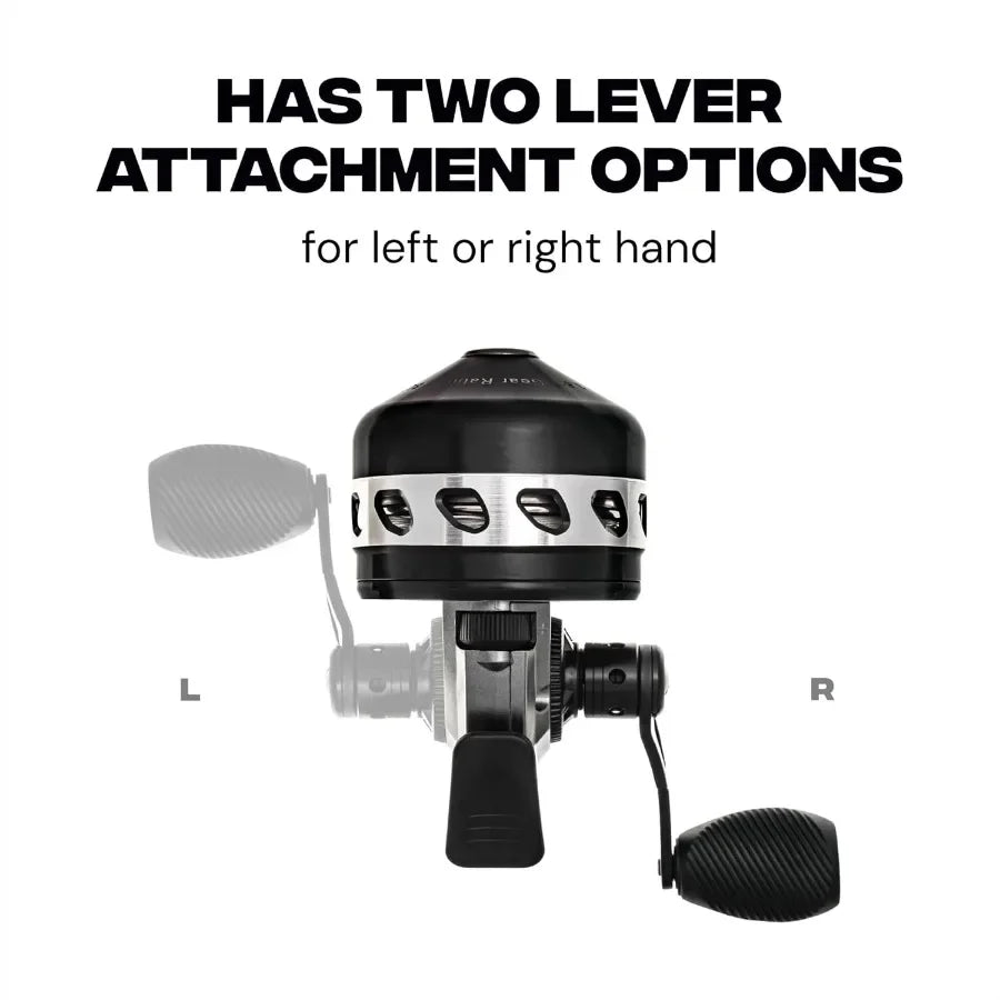 Spincast Bowfishing Reel Stainless Steel Left Right Reversible Handle