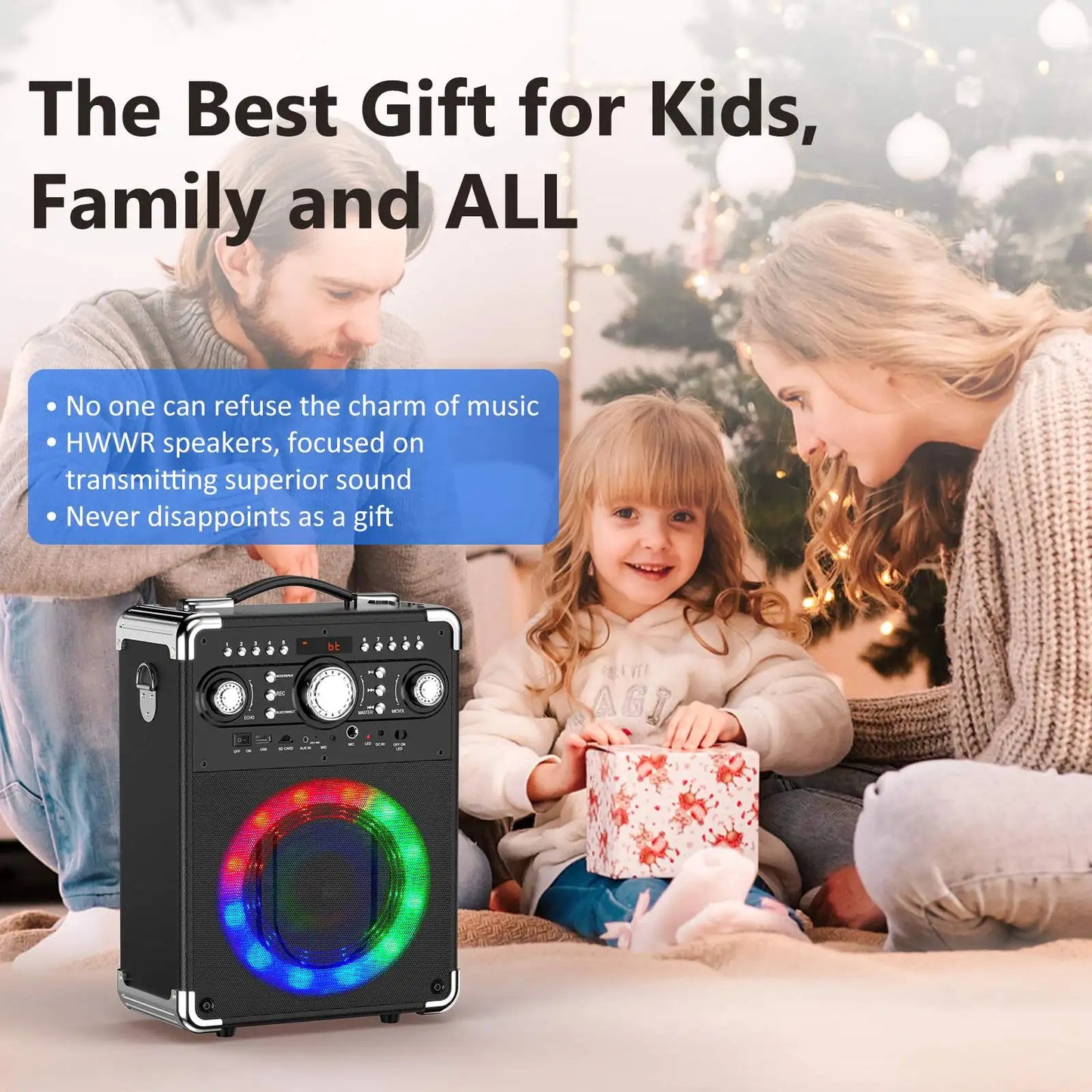 FanFunCabinet S8T Kara Ok Portable Bluetooth Speaker With 3 Microphones