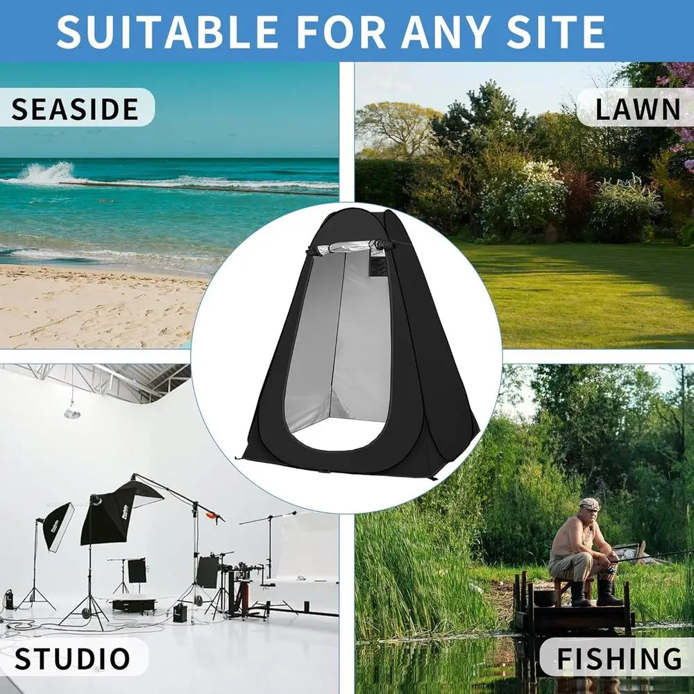 Portable Outdoor Privacy Shower Tent for Camping and Toilet Use