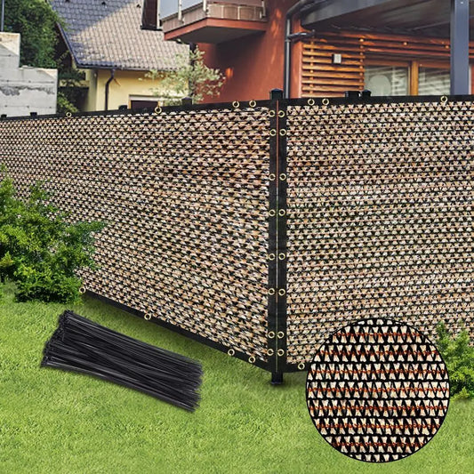Outdoor Privacy Fence Screen Shade Cover For Garden And Backyard