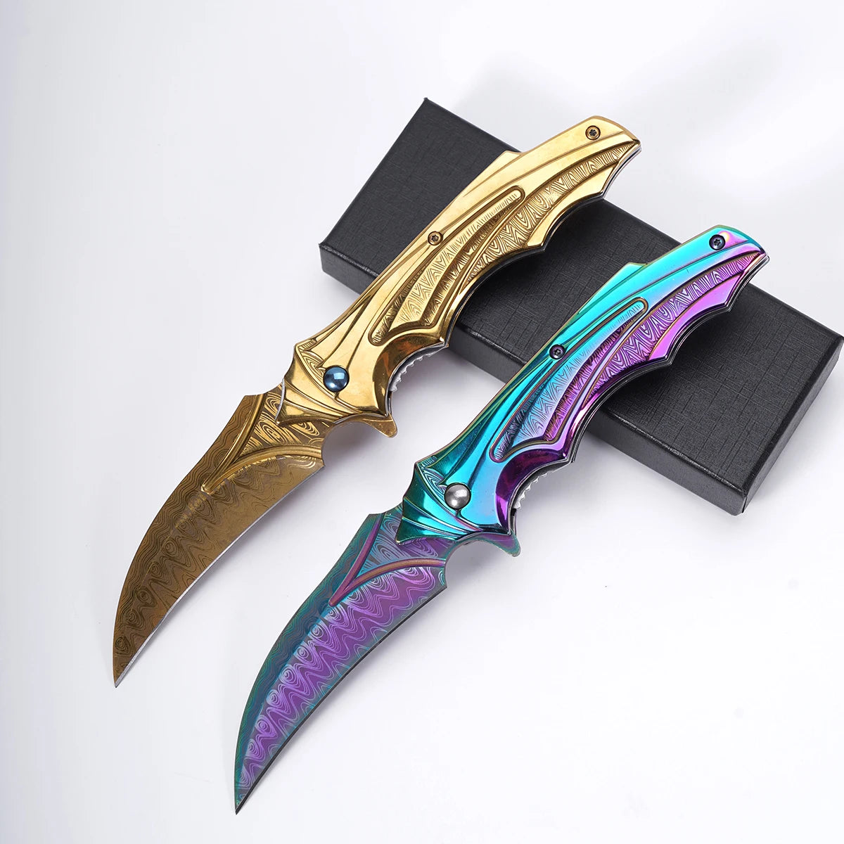 NonediY Stainless Steel Pocket Knife Tactical Folding EDC Tool