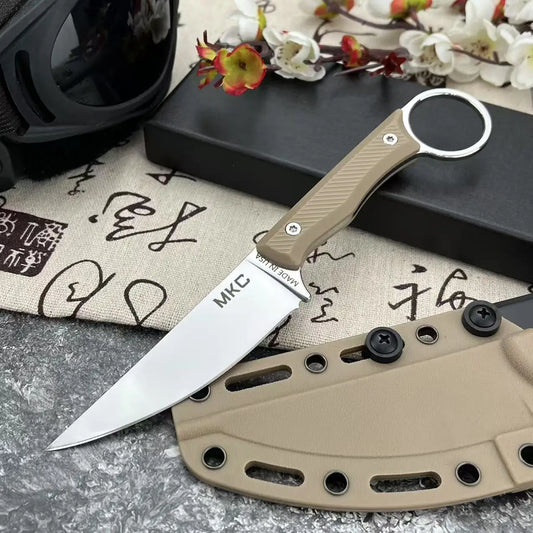 DIY Supplies Woodworking Fixed Blade Survival Knife MKC Outdoor Tactical