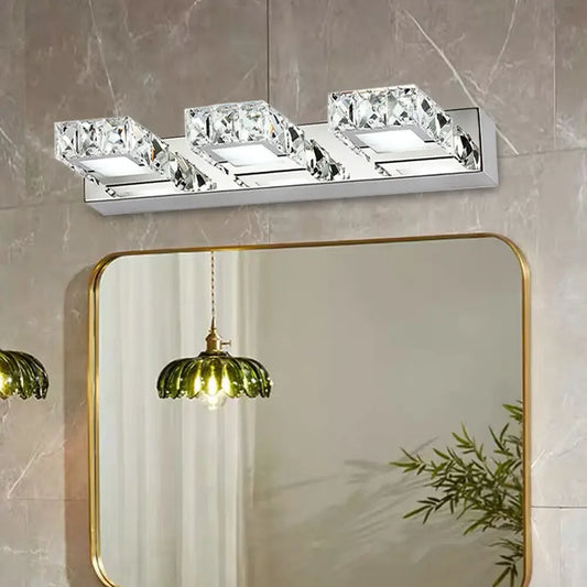 Three LED Bathroom Vanity Mirror Light Fixture Wall Lamp