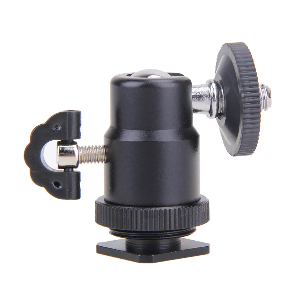Shunmaii Aluminum LED Flash Bracket for Camera Tripod Mount