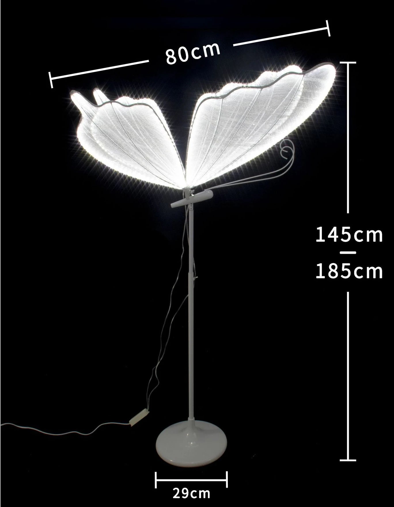 Romantic Butterfly LED Lace Ceiling Light For Wedding Decor