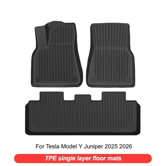 Tesla Model Y Trunk Floor Mats Integrated TPE Cargo Liners