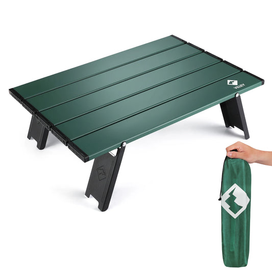 VILLEY Portable Folding Beach Table Ultralight Aluminum Side Table