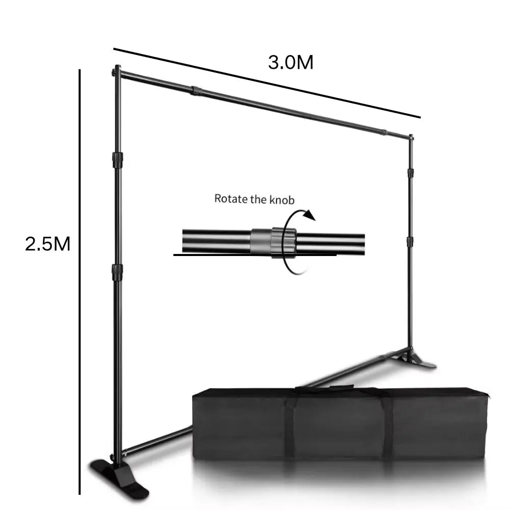 SHCN Background Stand Crossbar Photography Backdrop System