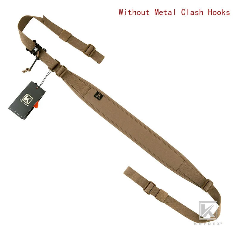 KRYDEX Tactical Modular Slingster Gun Strap 2 Point Removable Padded