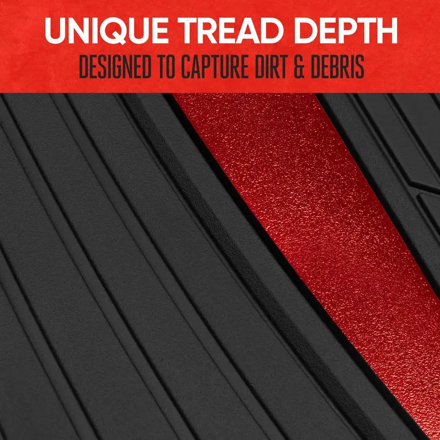 All Weather Rubber Car Floor Mats Full Set