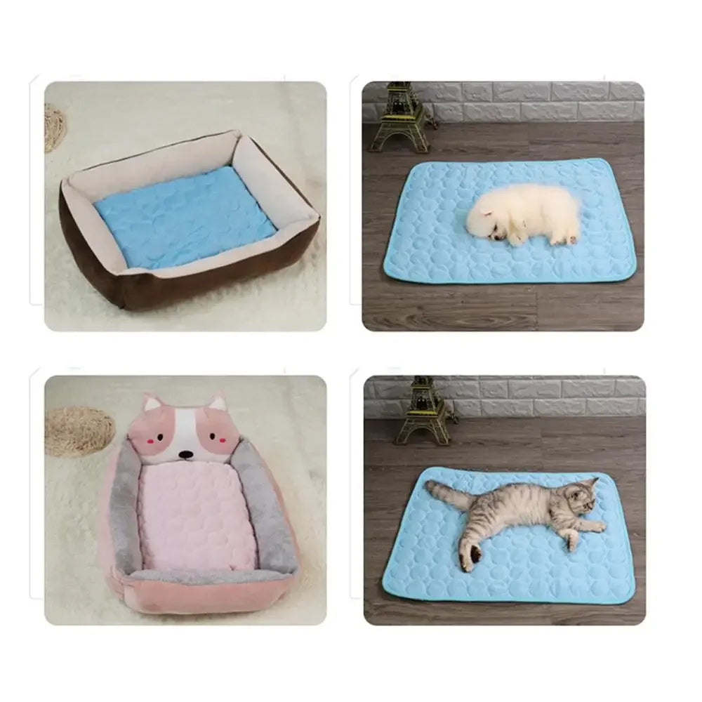 NONECN Summer Pet Cooling Mat For Dogs Cats Bed Cushion