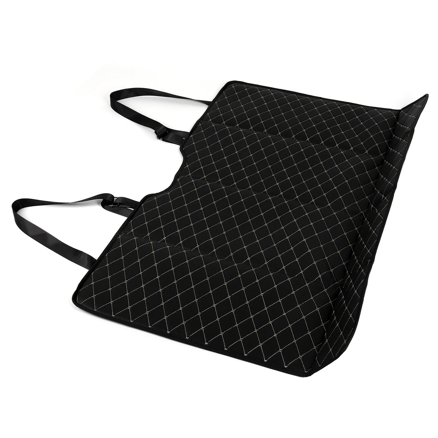 VODOO Foldable PU Leather Back Seat Extender Holds 661 Lbs