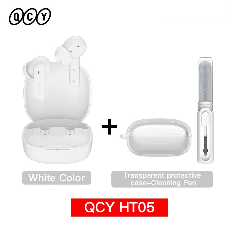 QCY HT05 ANC Wireless Earbuds 40dB Noise Cancellation Bluetooth 5.2