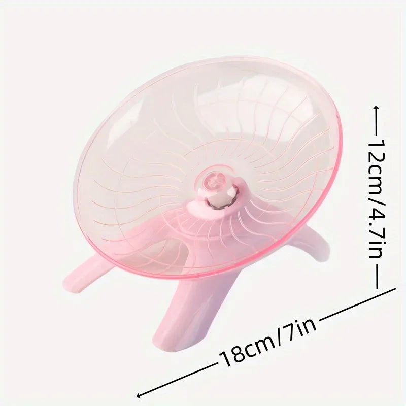 Hamster Running Wheel Toy For Small Pets Silent Rotating Disc
