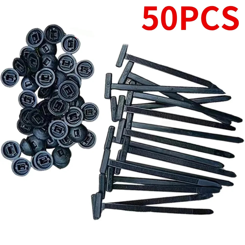 Nylon Heavy Duty Self Locking Cable Tie Straps Universal Buckle