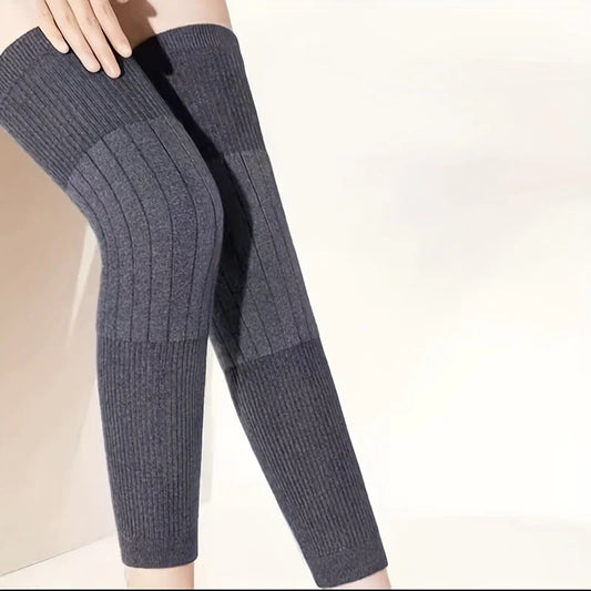 NONE Extended Knee Sleeves Unisex Winter Warm Thick Non Slip