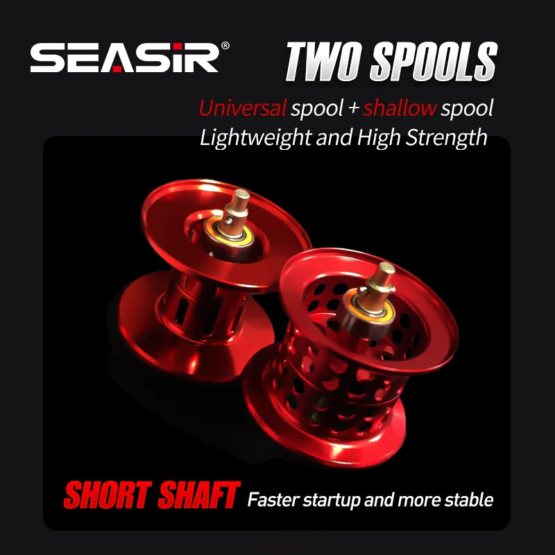 SeaSir Mansory Baitcasting Reel Ultralight Carbon 7 to 1 Ratio