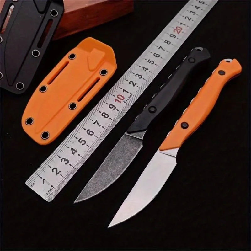NONEDIY BM 15700 Fixed Blade Knife CPM-154 Santoprene Handle Outdoor