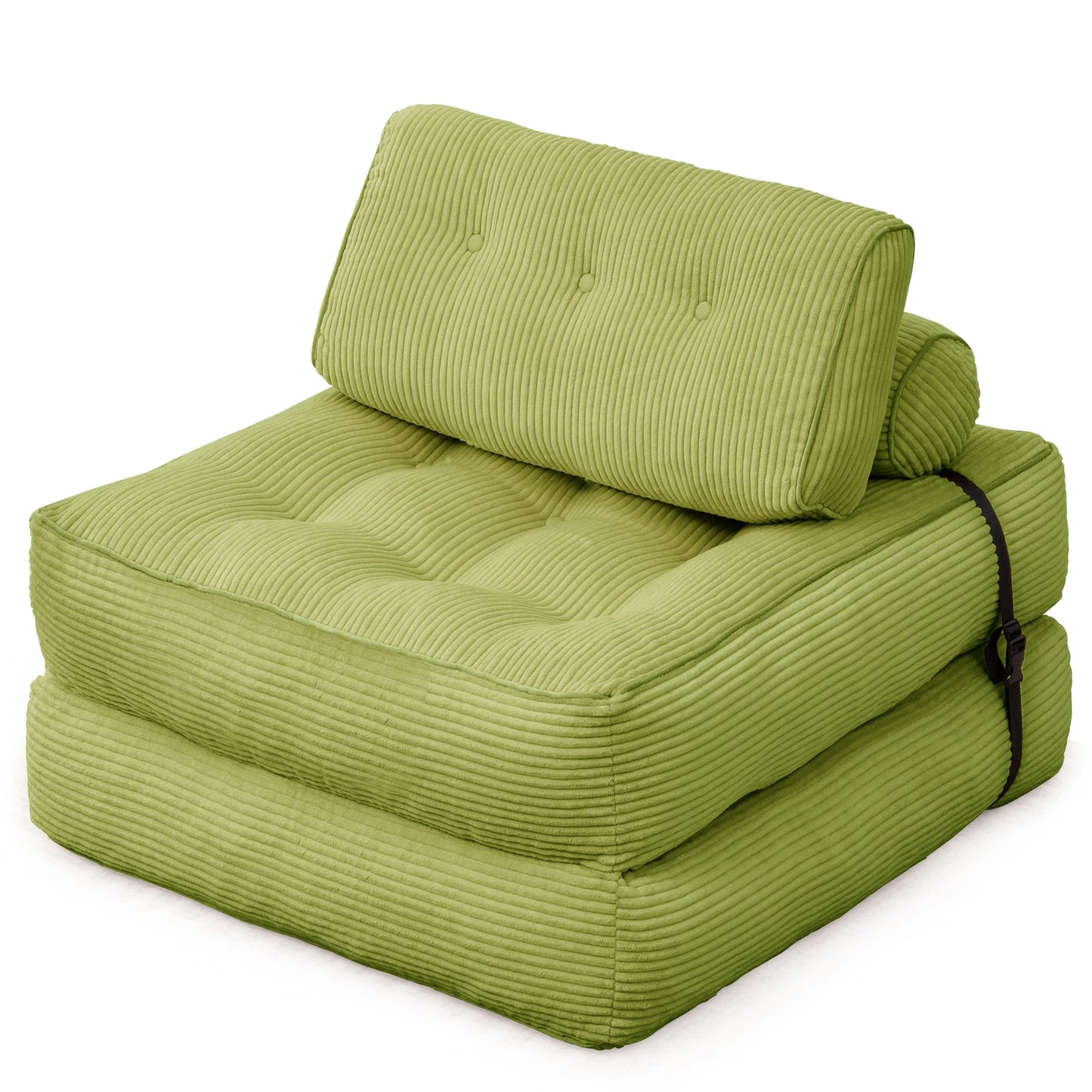 KORSER Convertible Floor Couch for Adult with Pillow Folding Sofa Bed  Comfort Floor Sofa Portable Sleeper Chair for Living Room
